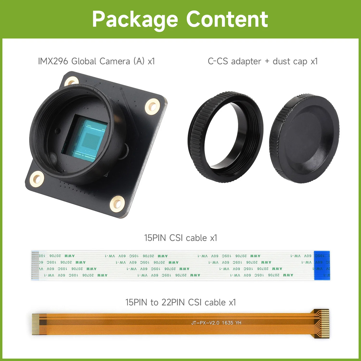 Raspberry Pi용 Waveshare IMX296 - Raspberry Pi Global Shutter Camera Imx296 리뷰 및 가격